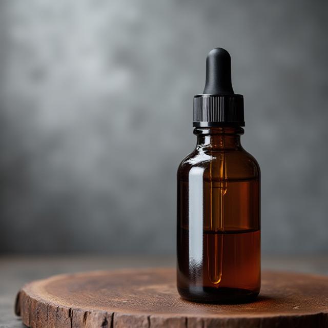 Huile à barbe premium et flaconnage en verre